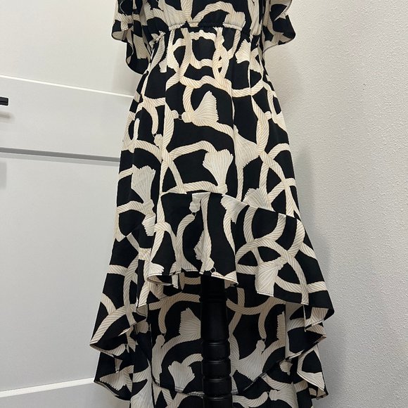 Margret Josephs | Macbeth Collection | Nautical Hi-Low Dress | Sleeveless - Picture 2 of 11